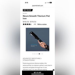 Paul Mitchell flat iron